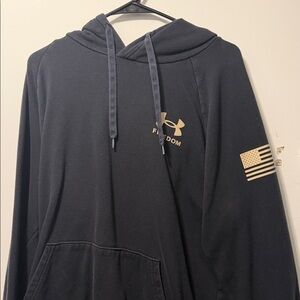 Under Armour Black Hoodie with Gold Accents